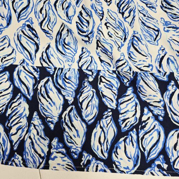 Lilly Pulitzer Tunic Dress Small Womens Lillith Shell Pockets Roll Tab Slv *Flaw - Picture 7 of 16